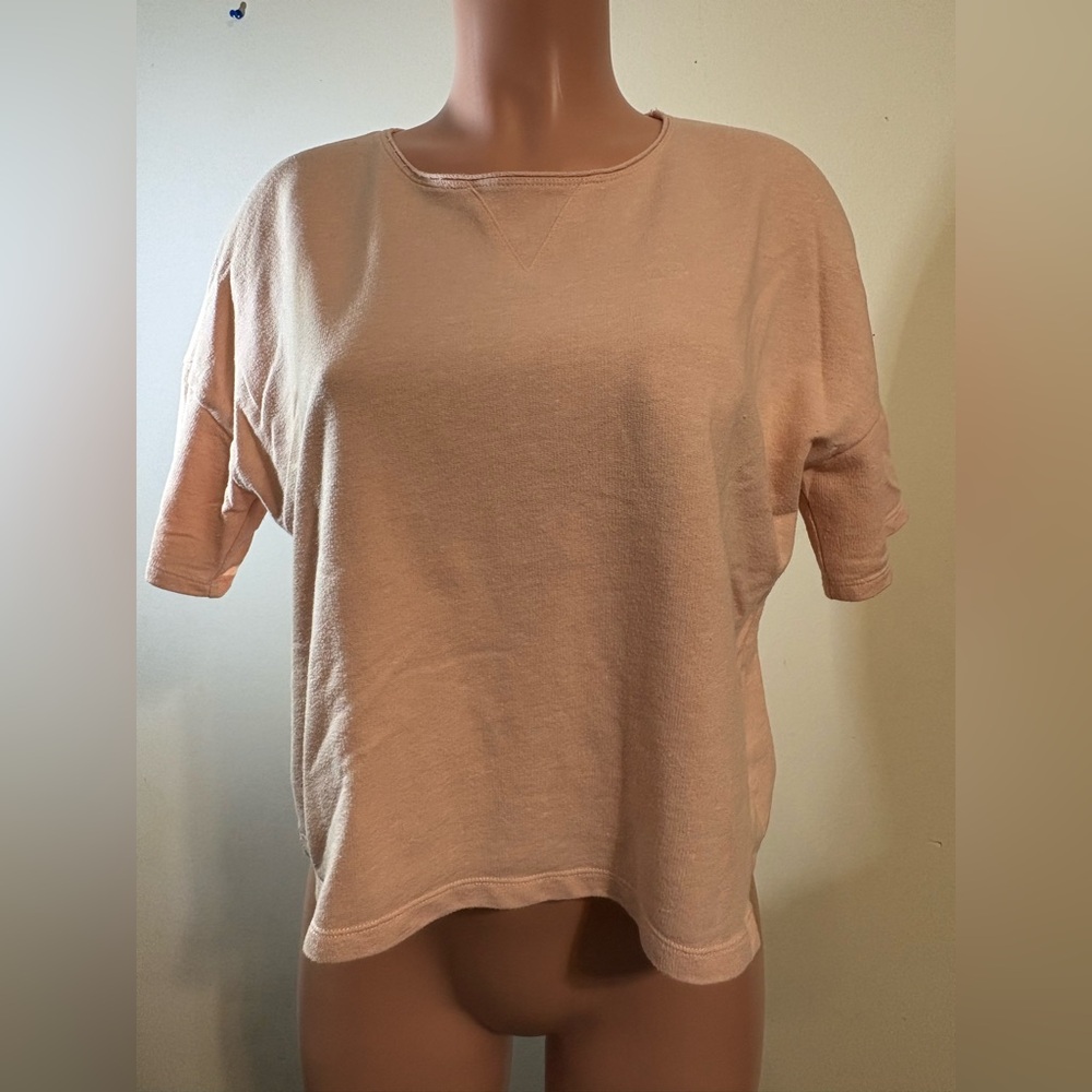 Madewell women’s Small Pink short sleeve Cotten blend T-shirt